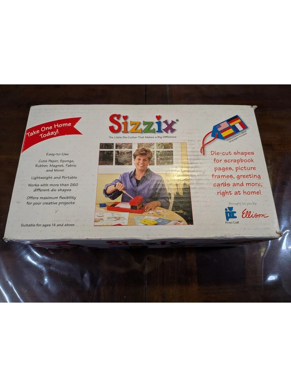 Original Red Sizzix Die Cutting Machine Only Red Die Cutter Available (No Dies)